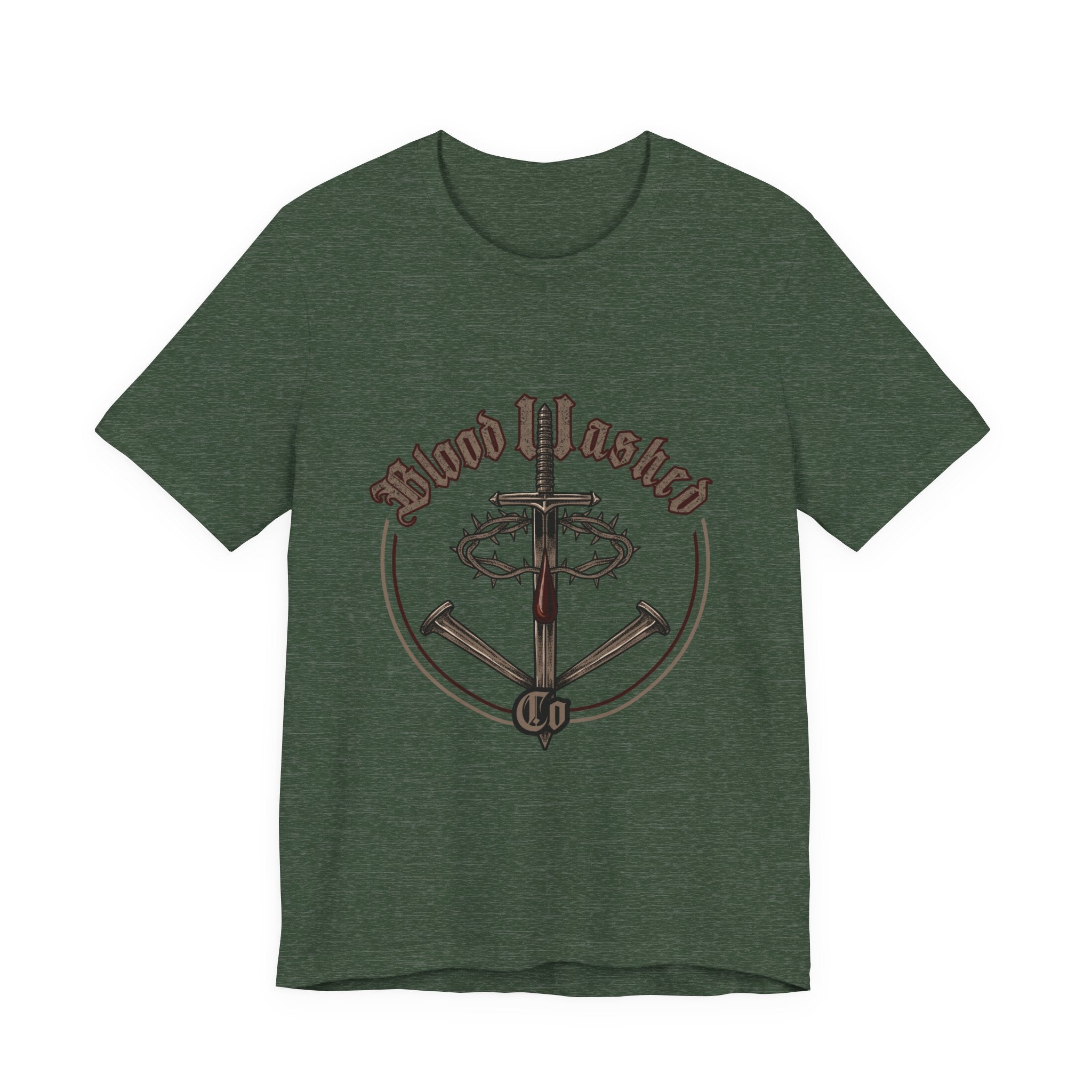 Blood Washed Co Graphic Tee| Unisex Jersey Short Sleeve Shirt