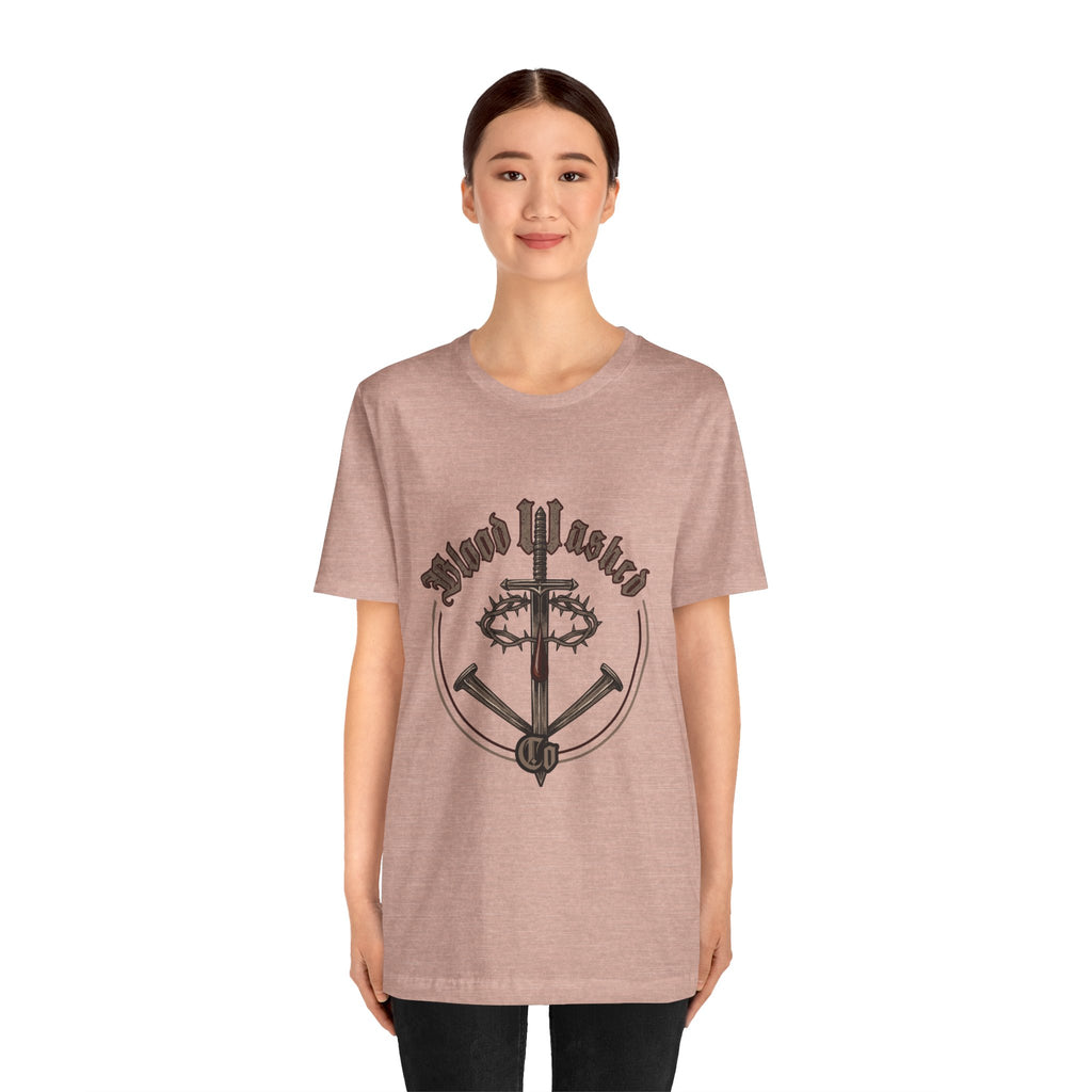 Blood Washed Co Graphic Tee| Unisex Jersey Short Sleeve Shirt